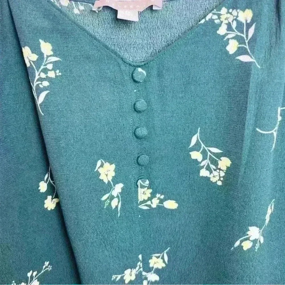 Chelsea 28 Women’s Teal Balsam Classic Bloom Cami Top Size XS - Picture 4 of 10